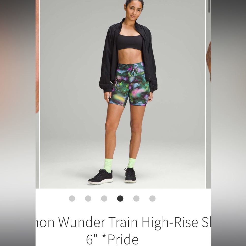 Lululemon 6” Wunder Train Shorts, *Pride (size 2)